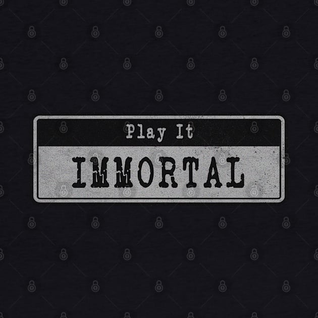 Immortal Band // Vintage Fanart Tribute by j.adevelyn